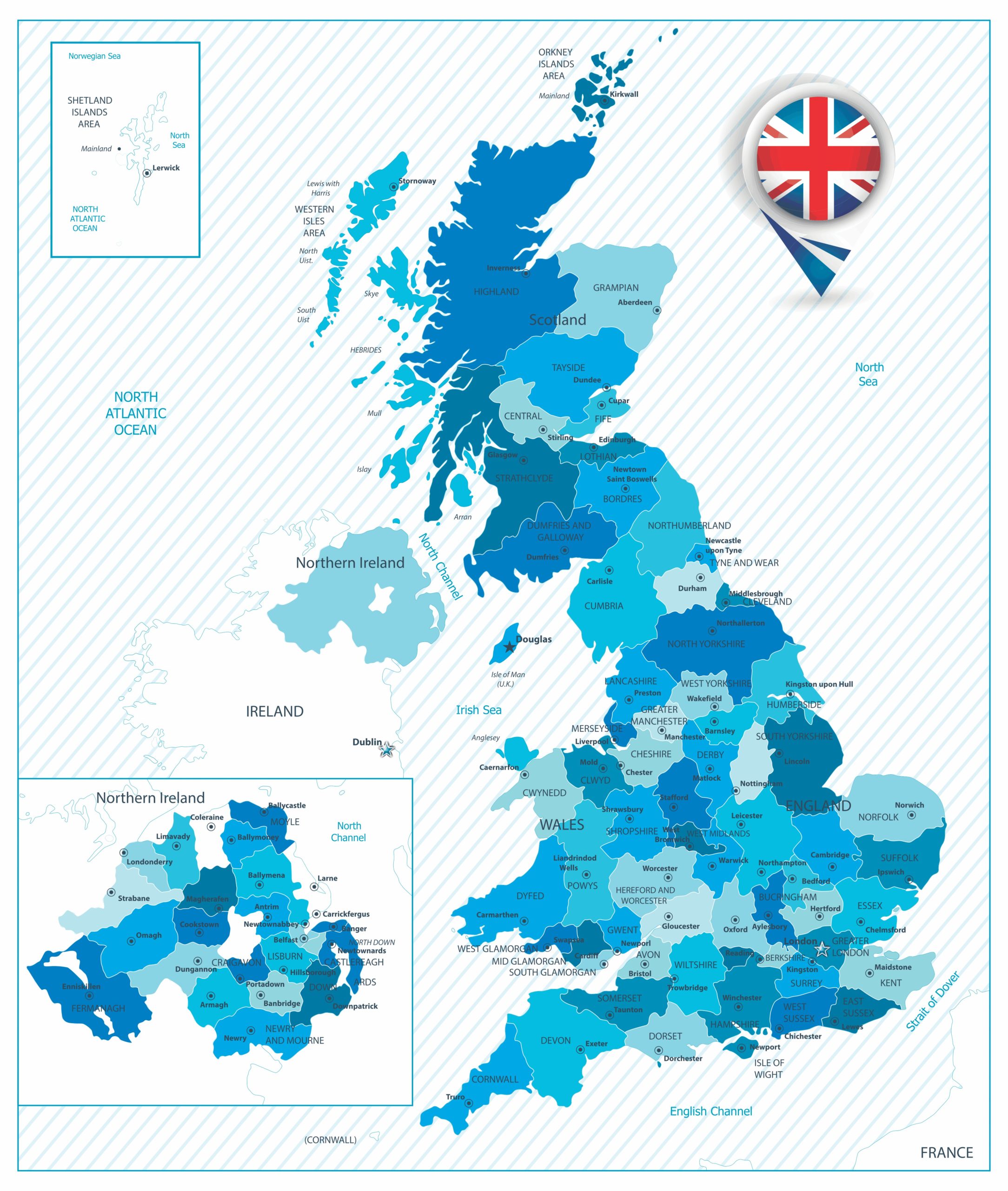 List Of UK LinkedIn Locations By Region [Updated 2018]