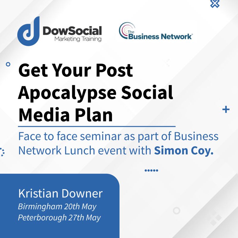 Face To Face Social Media Training Seminars Return Peterborough & Birmingham